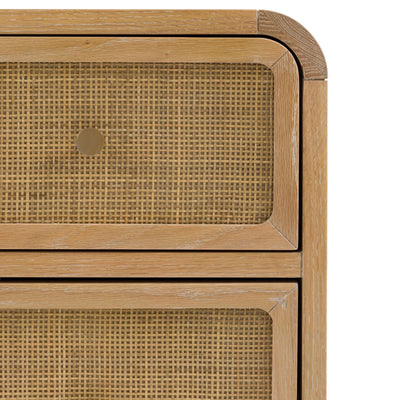 Nook Natural Rattan 3 Drawer Chest Furniture 