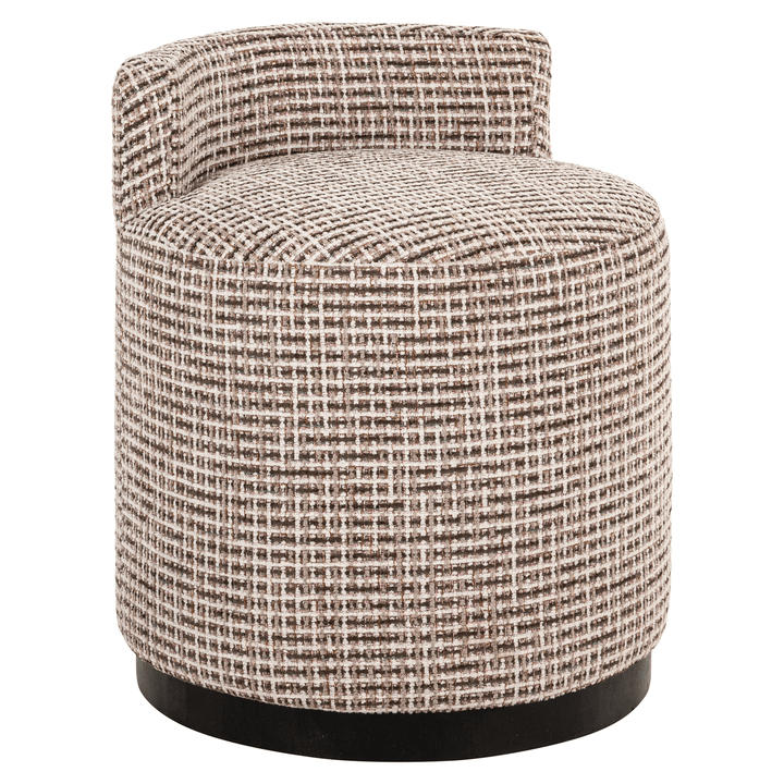 Novah Neutral Textured Accent Stool Furniture 