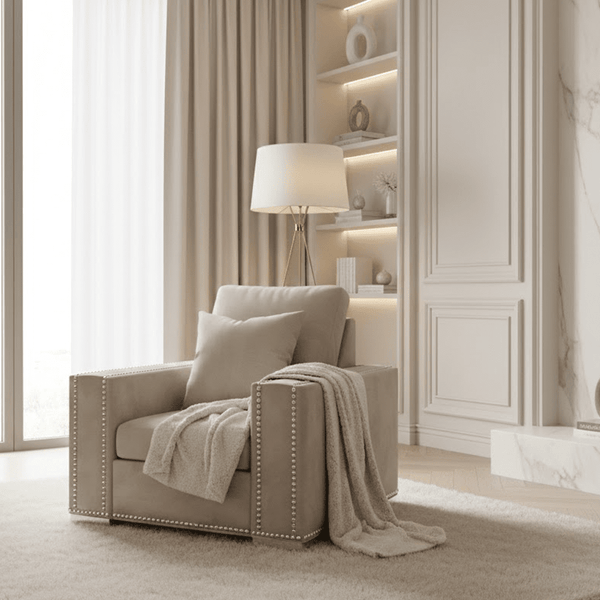 Olivia Mink Premium Chair Sofa 