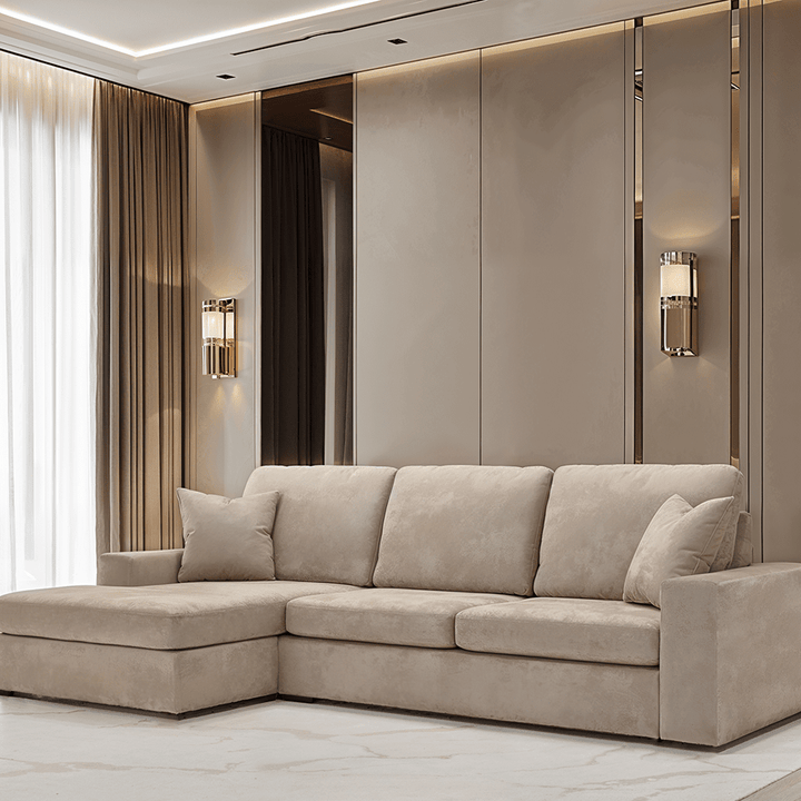 Olivia Premium Mink Sofa Range without Studs MTO Sofa 