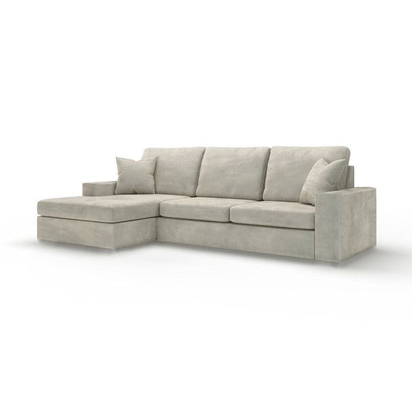 Olivia Premium Smoke Grey Sofa Range without Studs Sofa 