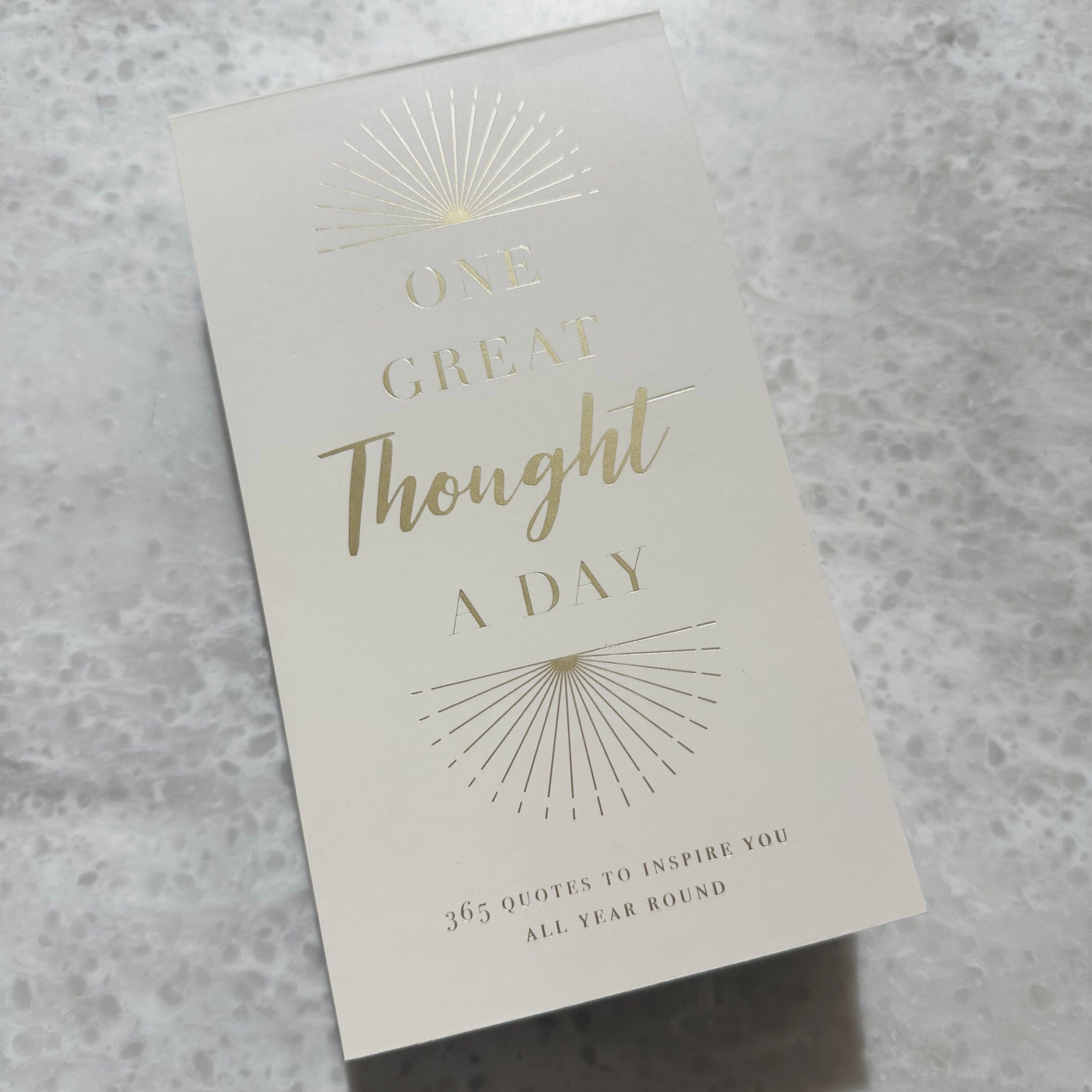'One Great Thought a Day' Lined Notebook with Quotes – Rowen Homes
