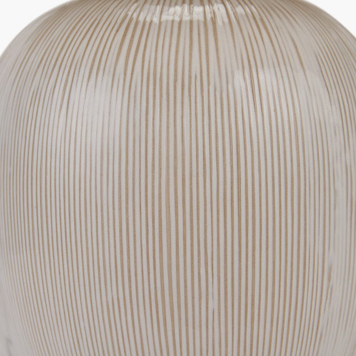 Opulence Cream Textured Ceramic Table Lamp Lighting 