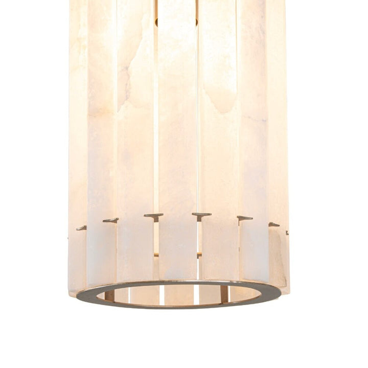 Osmia Luxury White Alabaster & Bronze Ceiling Light Lighting 