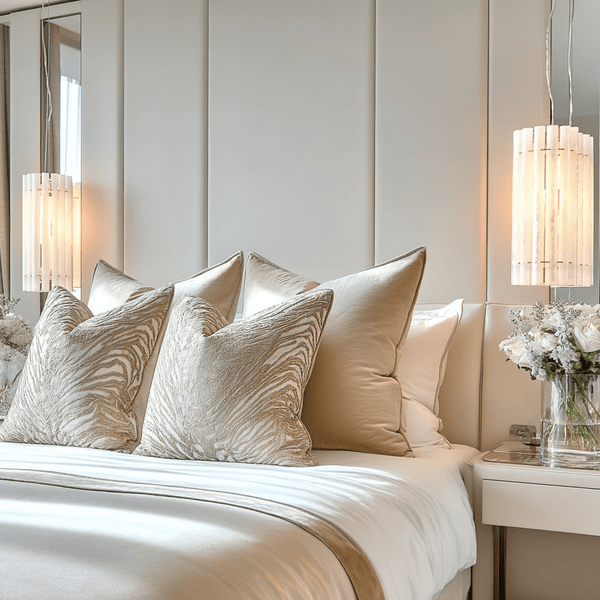 Osmia Luxury White Alabaster & Bronze Ceiling Light Lighting 
