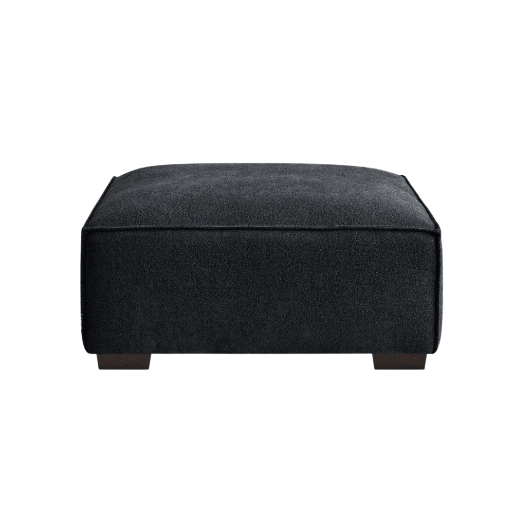 Ottilie Midnight Boucle Footstool Sofa 
