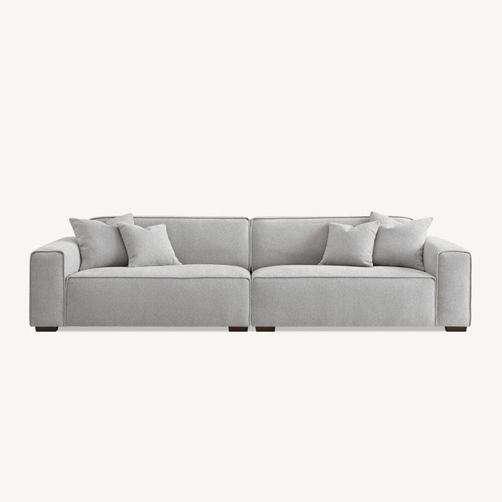 Ottilie Pebble Boucle 4 Seater Sofa with Footstool Sofa 