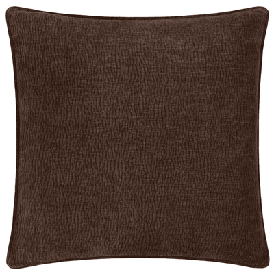 Paige Brown Woven Textured Cushion Cover - 50x50cm Textiles 