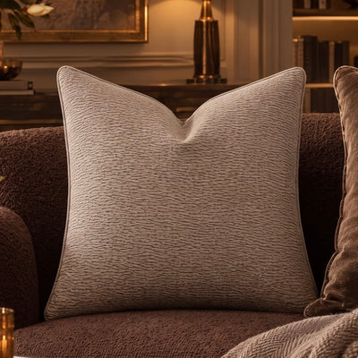 Paige Greige Woven Textured Cushion Cover - 50x50cm Textiles 