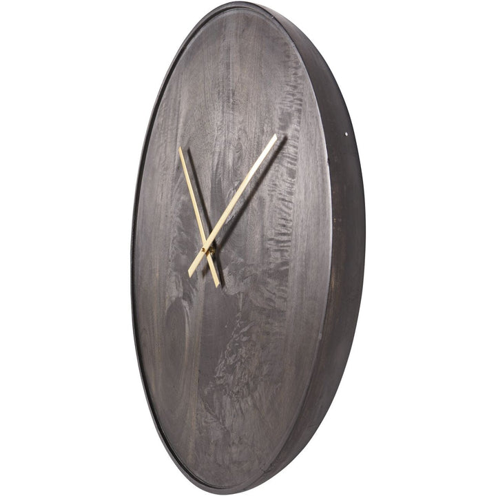 Palermo Large Brown Mango Wood Wall Clock Accessories 