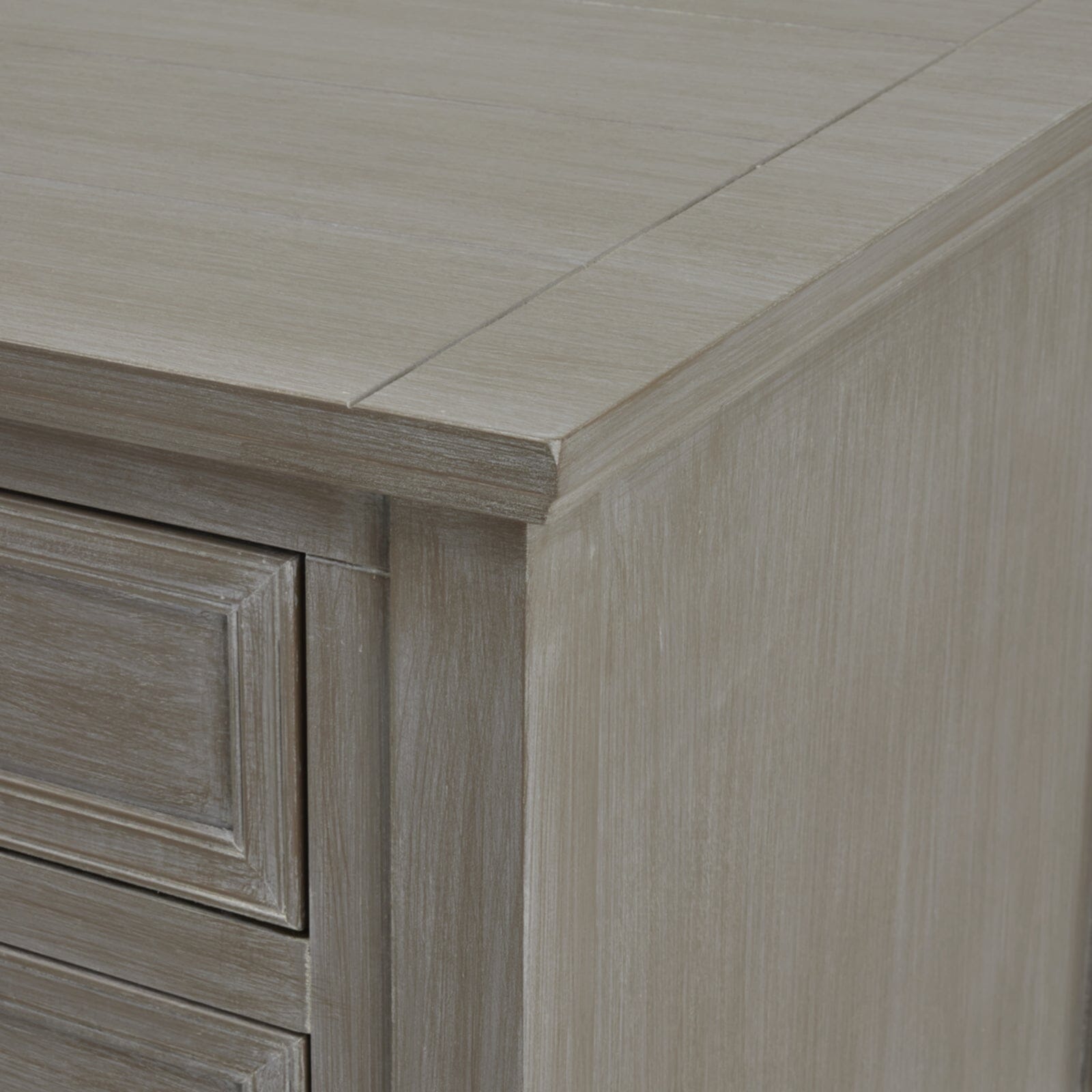 Palma Grey Washed Wood 4 Drawer Console Table – Rowen Homes