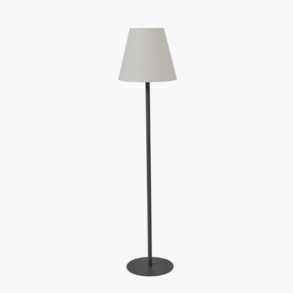 Paros Grey & Cream Furniture Metal Rechargeable Floor Lamp Furniture 
