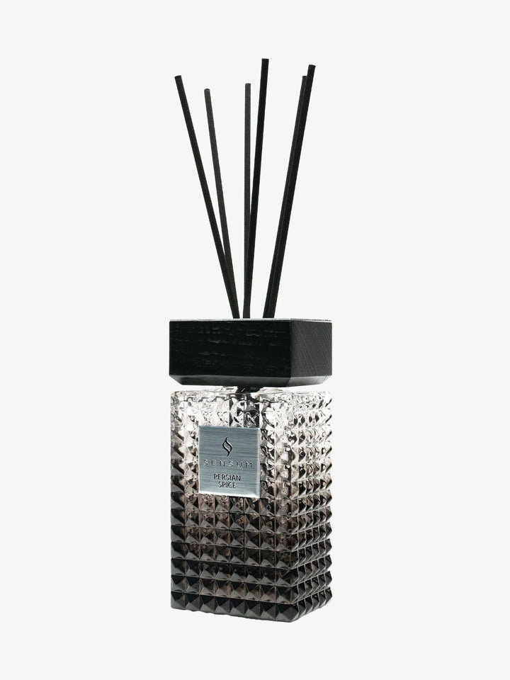 Persian Spice Petite Black & Silver Luxury Reed Diffuser - 150ml Fragrance 
