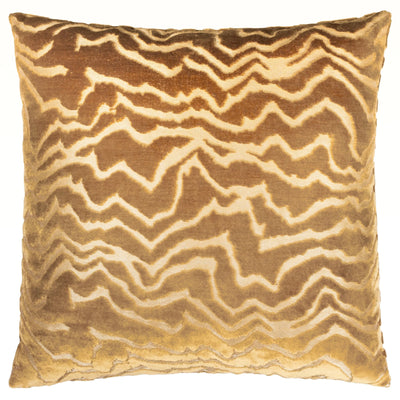 Polter Amber Velvet Pattern Cushion Cover - 50x50cm