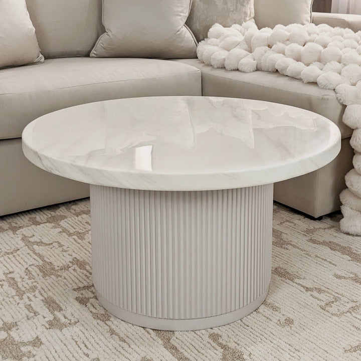 Portobello Medium Marble Coffee Table Furniture 