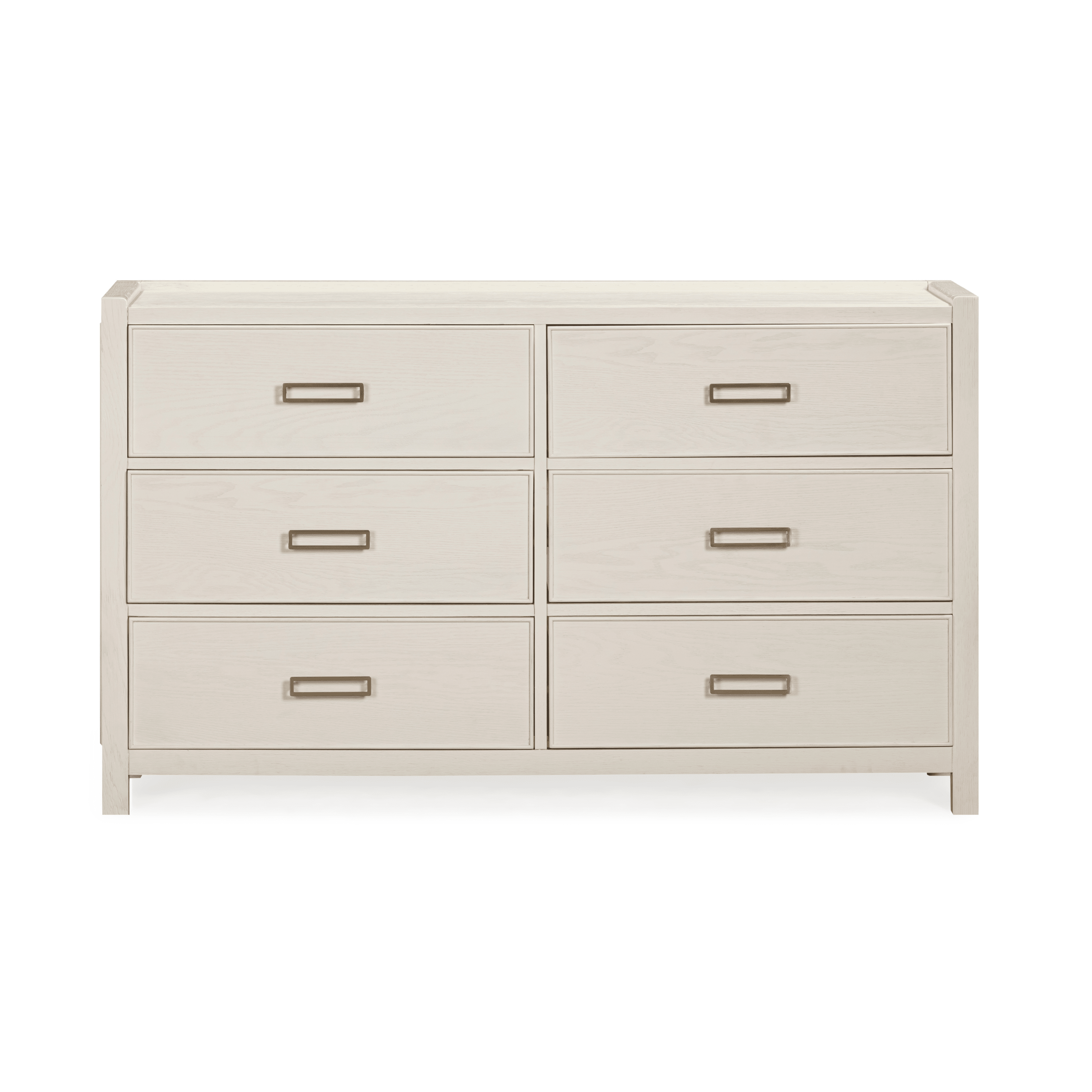 PRE ORDER - Soho White Oak Veneer 6 Drawer Chest Furniture 