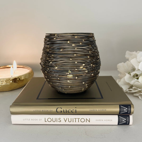 Priscilla Antique Bronze Decorative Tealight Holder Accessories 