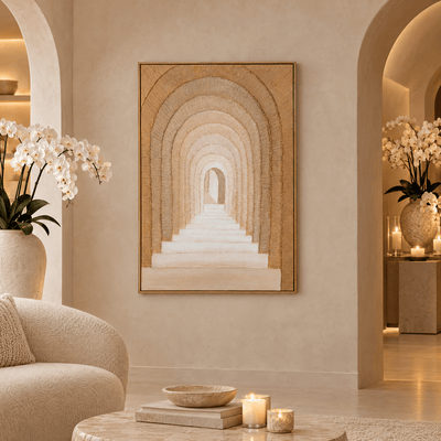 Raine Multi Arch Canvas Wall Art Accessories 