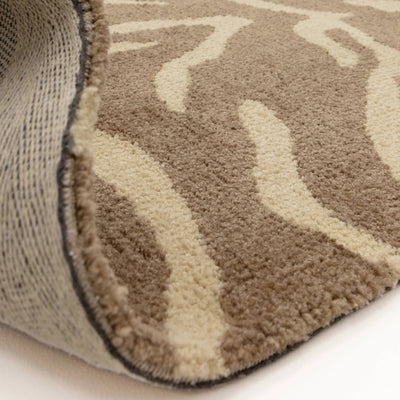 Sahara Taupe Tiger Print Rug 
