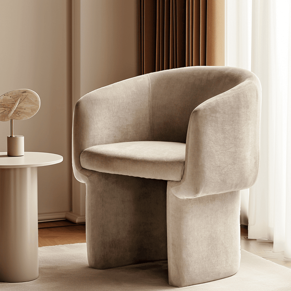 Salida Cream Fabric Dining Chair Furniture 