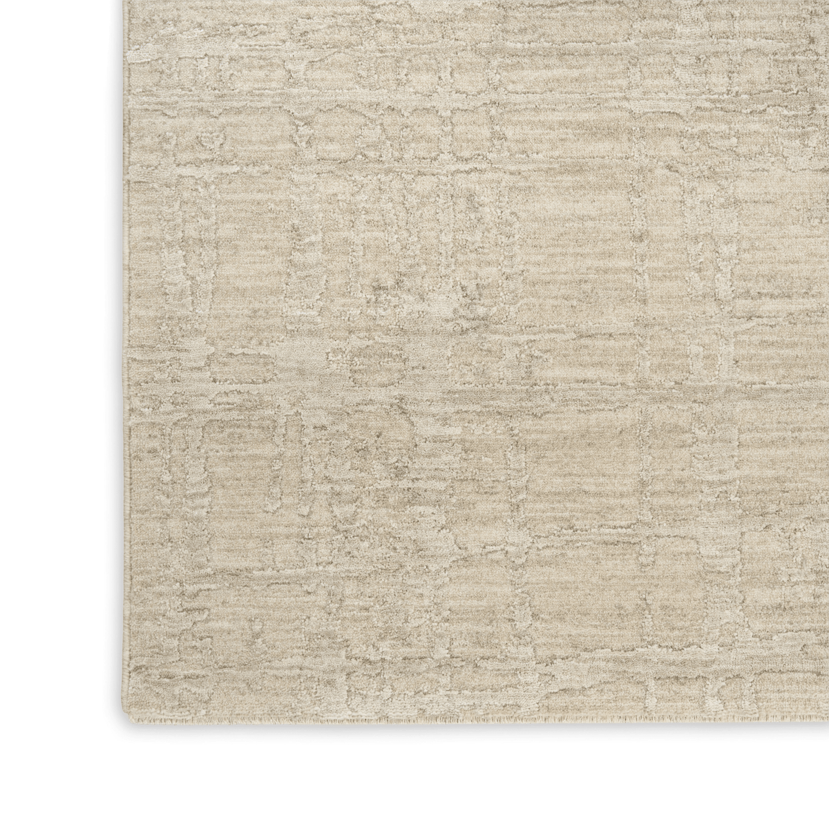 Sammie Cream Textured Rug Textiles 