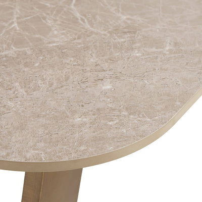 Sarzana Bronze Console Table with Stone Top Furniture 