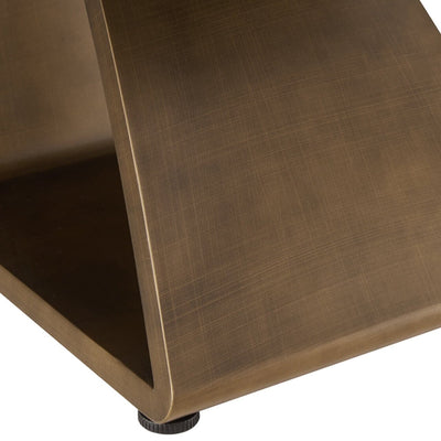 Sarzana Bronze Side Table with Stone Top Furniture 