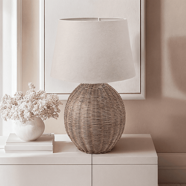 Seattle Rattan Woven Table Lamp Lighting 