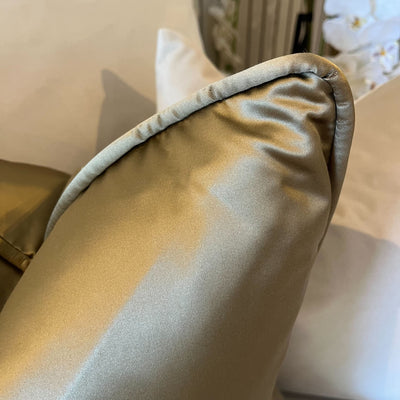 Serena Gold Satin Cushion - 50x50cm Accessories 