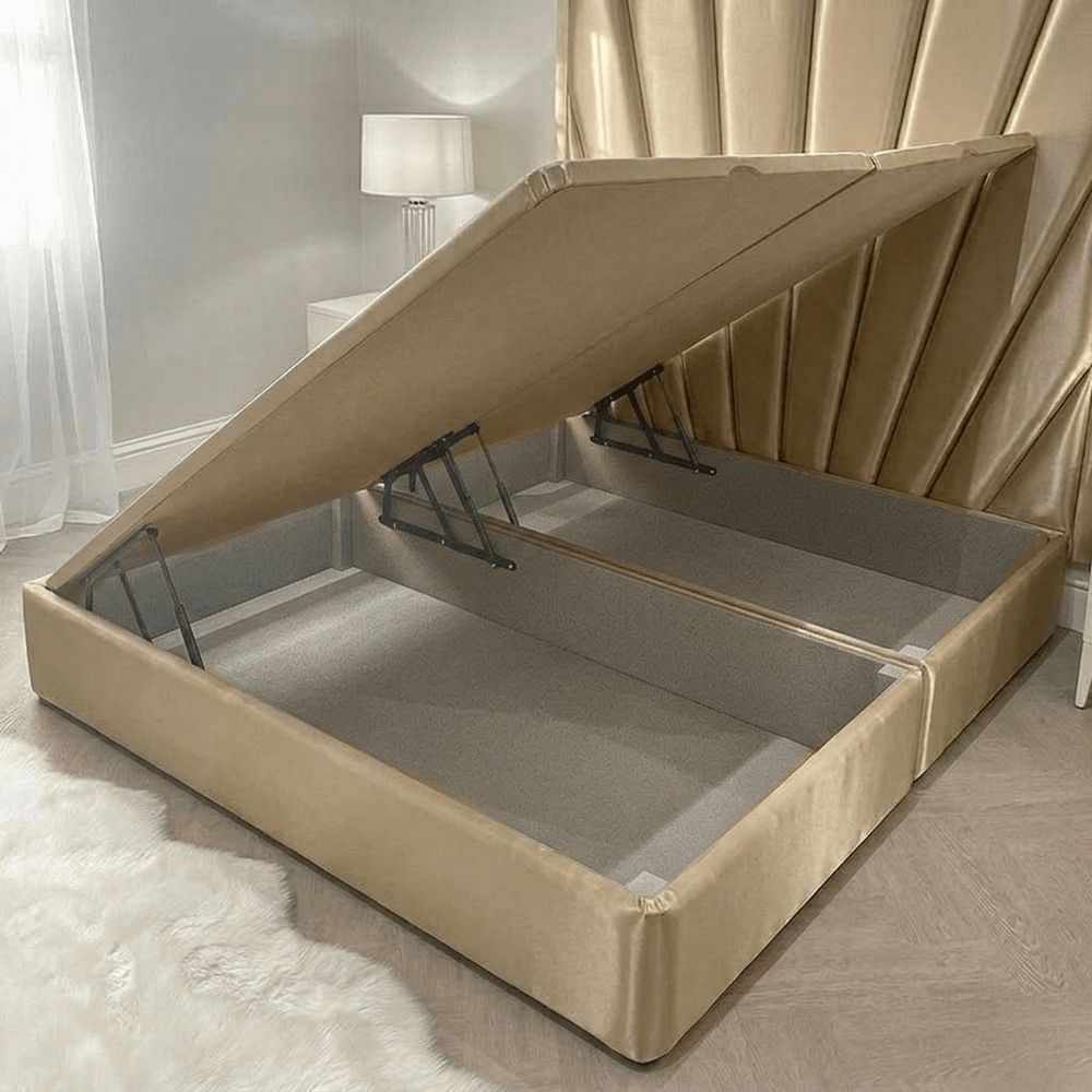 Serena Hazel Ottoman Storage Divan Bed Base Beds and Headboards 