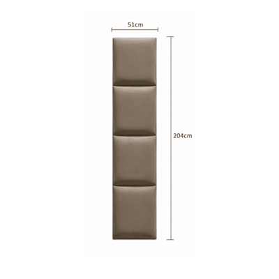 Serene Cream Velvet Luxury Cubed Upholstered Headboard Beds and Headboards 