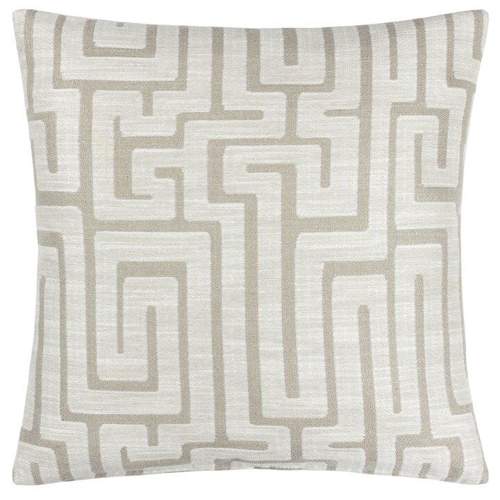 Serene Neutral Geometric Printed Cushion - 45 x 45cm Textiles 