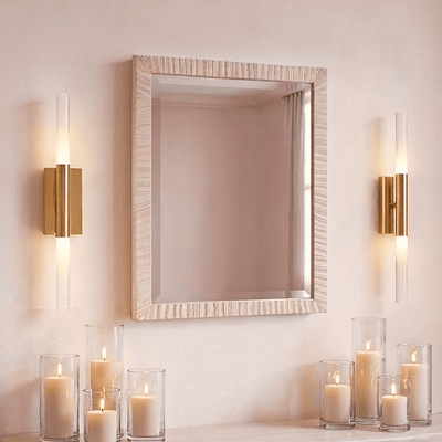 Sherborne Pink Rectangular Wall Mirror Accessories 