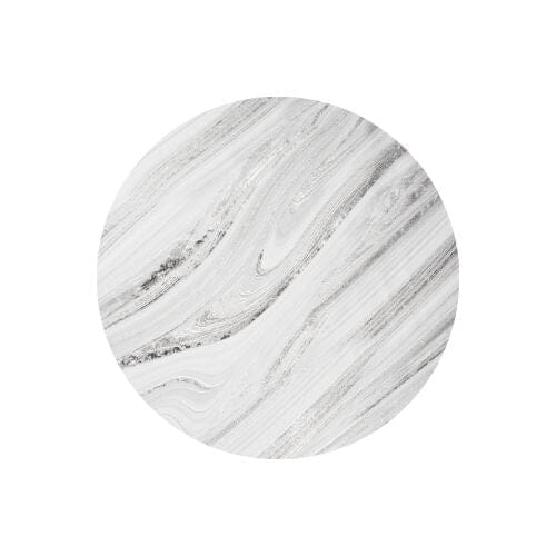 Sian Silver & White Marble Effect Wallpaper Sample Sample 
