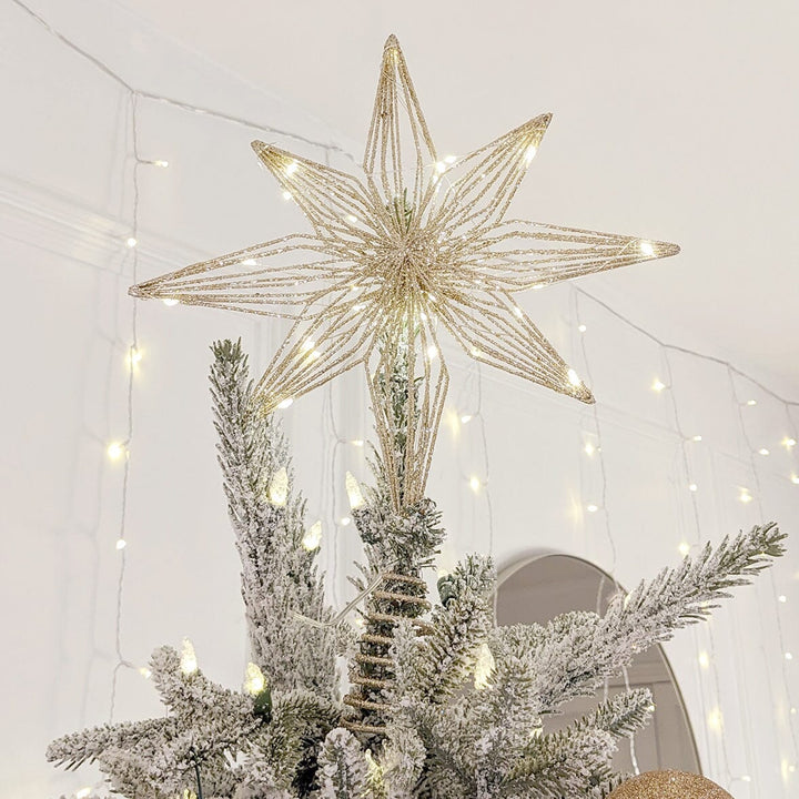 Siena Gold Star Tree Topper Accessories 