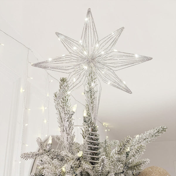 Siena Silver Star Tree Topper Accessories 