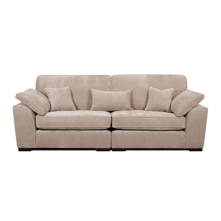 Sienna Champagne Chenille Sofa Range Sofa 