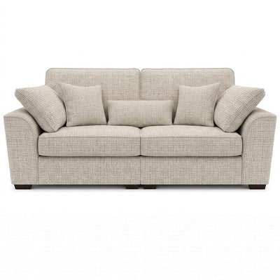 Sienna Ivory Textured Chenille Sofa Range Sofa 