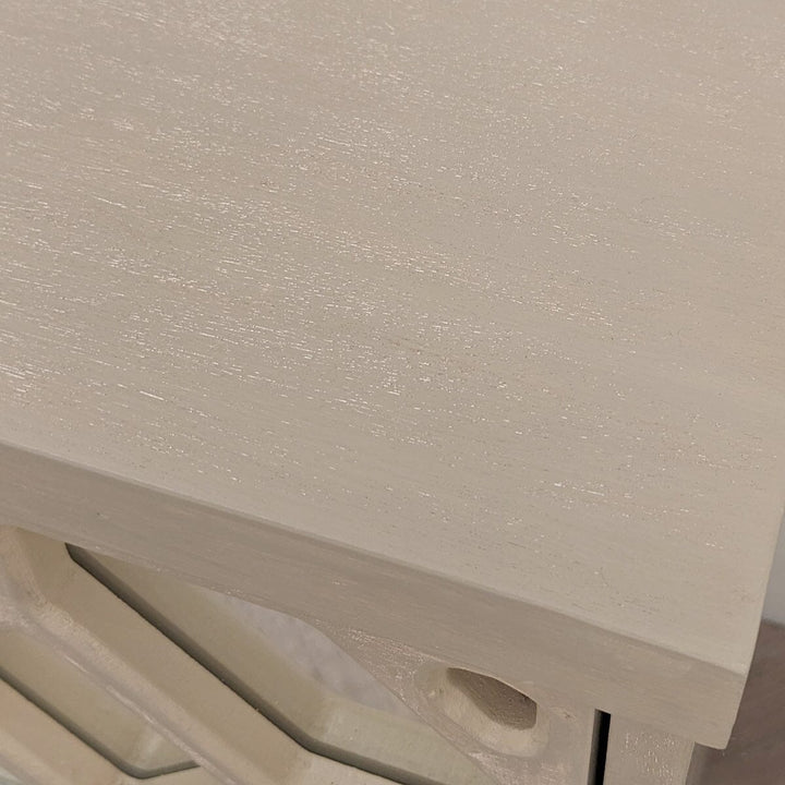 Sienna Whitewash 2 Drawer Bedside Table Furniture 