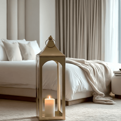 Sierra Large Gold Decorative Lantern Accessories 