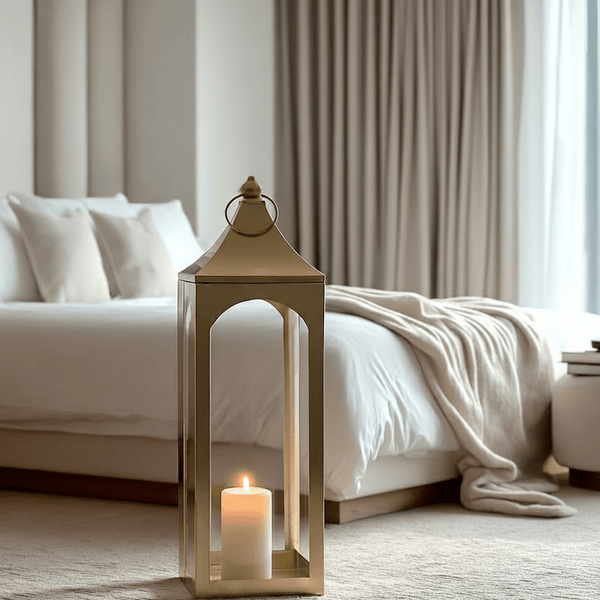 Sierra Large Gold Decorative Lantern Accessories 