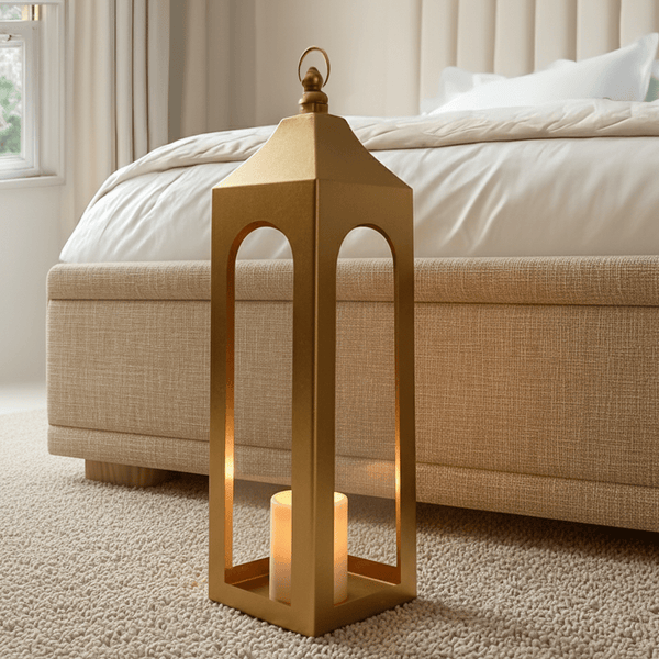 Sierra Medium Gold Decorative Lantern Accessories 