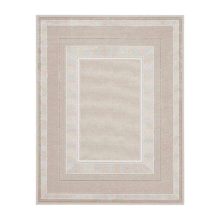 Sigrid Cream Border Rug – Rowen Homes