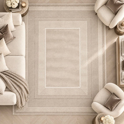Sigrid Cream Border Rug Textiles 
