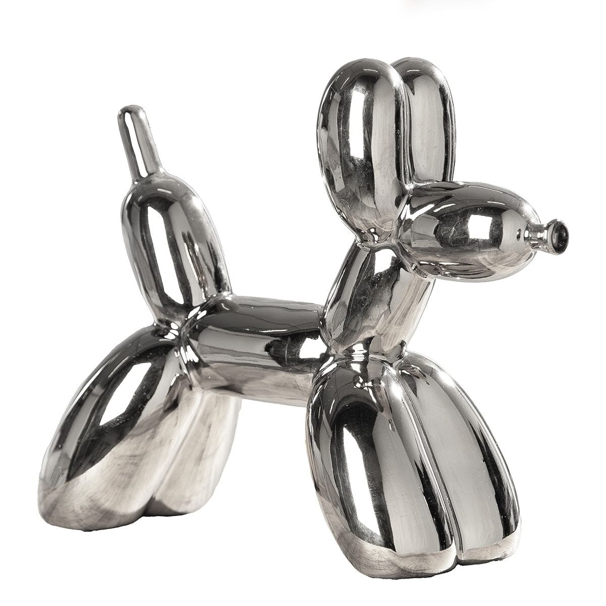 Silver Decorative Balloon Dog Ornament Accessories 