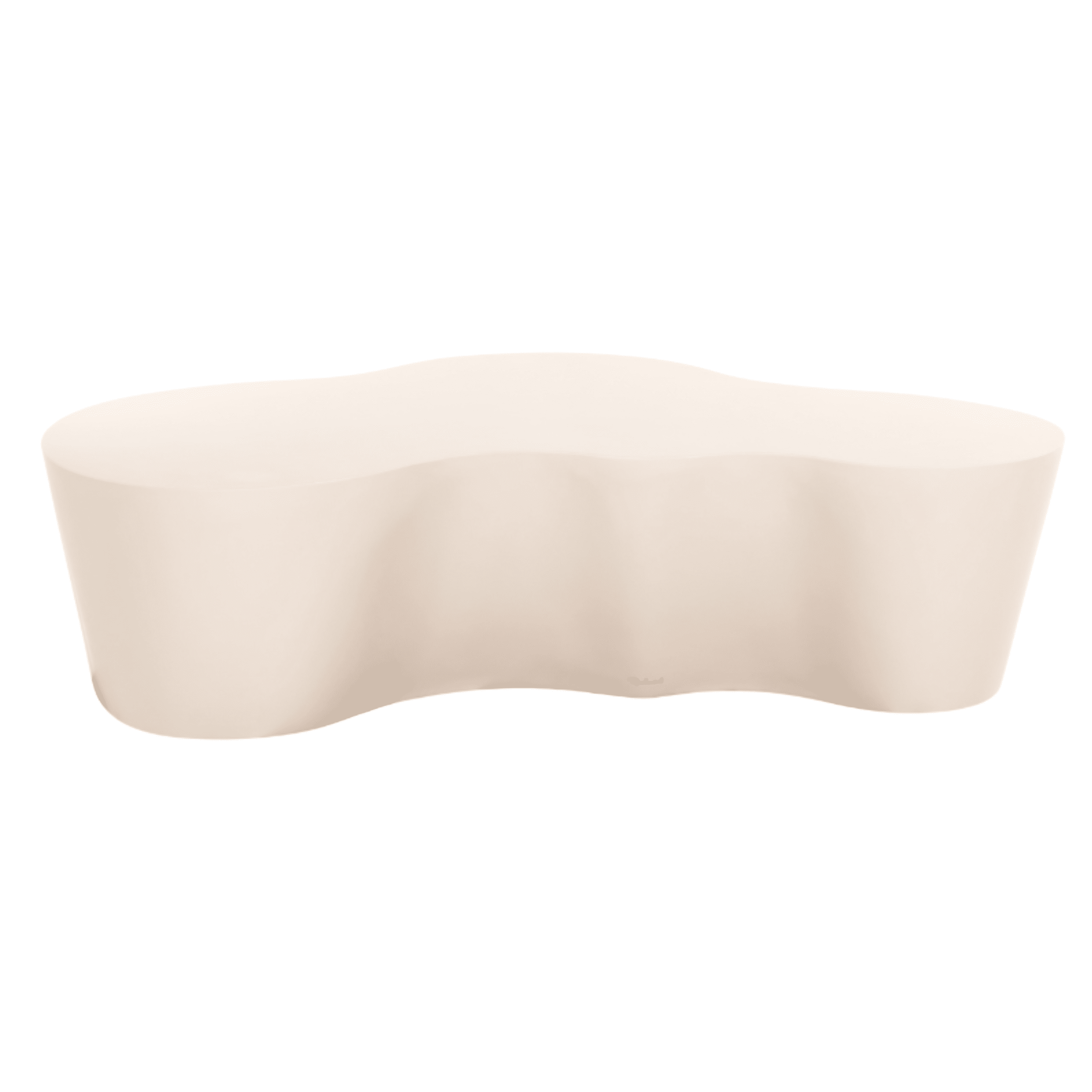 Sintra Concrete Abstract Wave Indoor/Outdoor Coffee Table Outdoor 