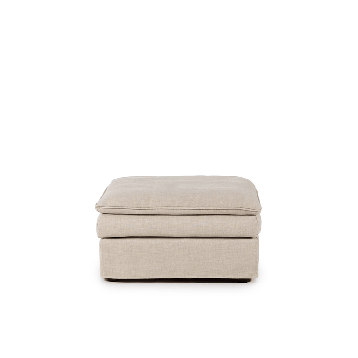 Snooze Sand Textured Squashy Footstool Sofa 