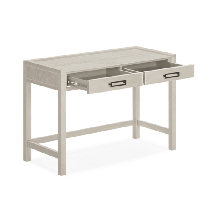 Soho White Oak Veneer 2 Drawer Dressing Table Furniture 