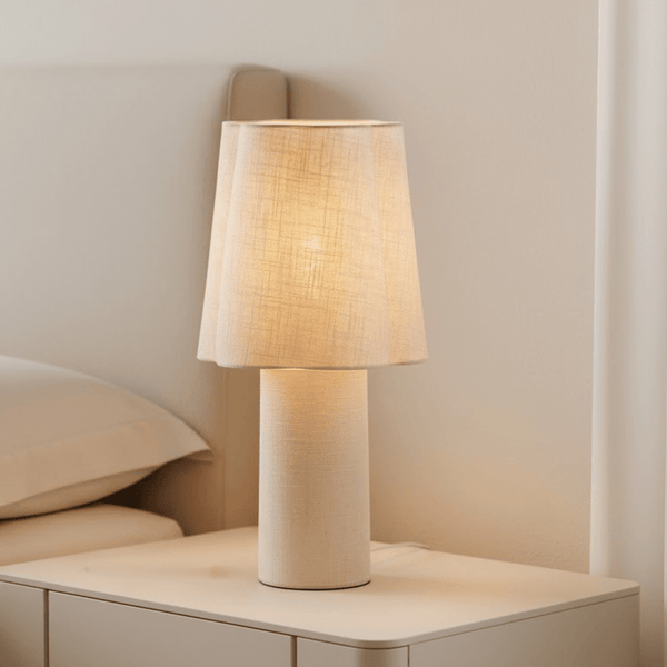 Somerset Neutral Linen Table Lamp Lighting 