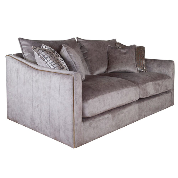 Sophia Pewter Velvet 3 Seater Sofa MTO Sofa 